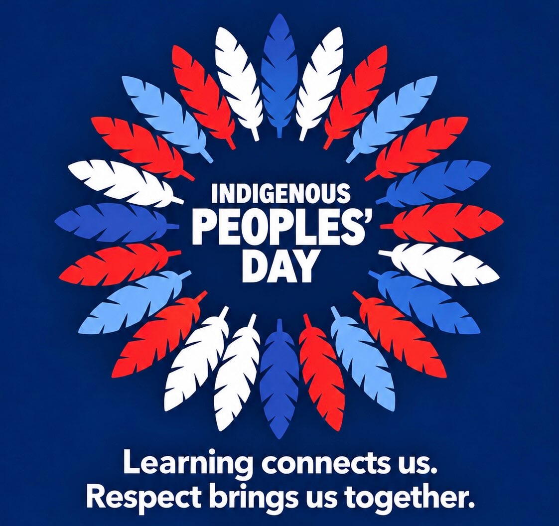 🌎 🇺🇸 Hoje é dia de reconhecer e valorizar os povos indígenas, suas culturas, seus conhecimentos e suas histórias.
🌎 🇺🇸 Today, we recognize and celebrate Indigenous peoples, their cultures, knowledge, and histories.
📚 Teremos aula normal hoje à noite. Até mais!
#IndigenousPeoplesDay #GOUPLearningCenter #DiversidadeCultural #aprenderinglés